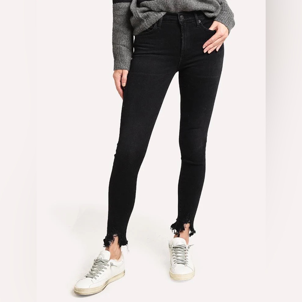 Agolde Black Sophie Ankle Jean